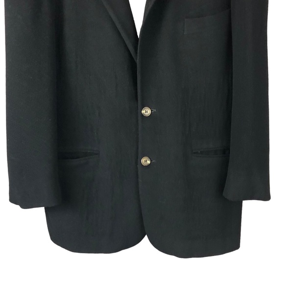 Men's Manuel Ritz Pipo Wool/Cashmere Black Single Breasted Blazer. Size 50 - Picture 5 of 16